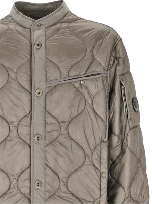 Quilted down jacket in grey C.P. Company | 17CMOW077A110158A327